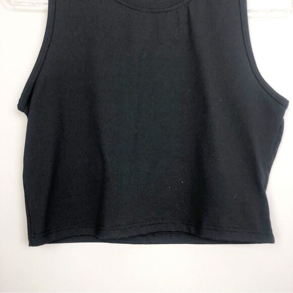 ZIYA ACTIVE | High Neck Black Crop Top Active Sports Bra Women’s Size XXL - Picture 6 of 9